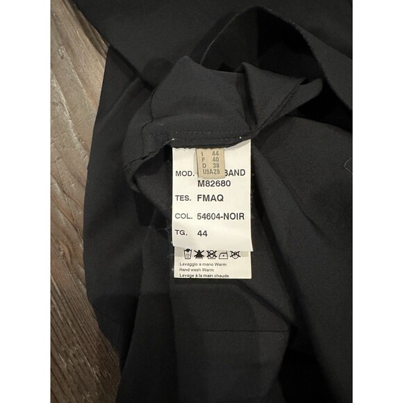 Marithe Francois Girbaud Dress Black Designer Size 6-8 Sleeveless - Picture 6 of 8